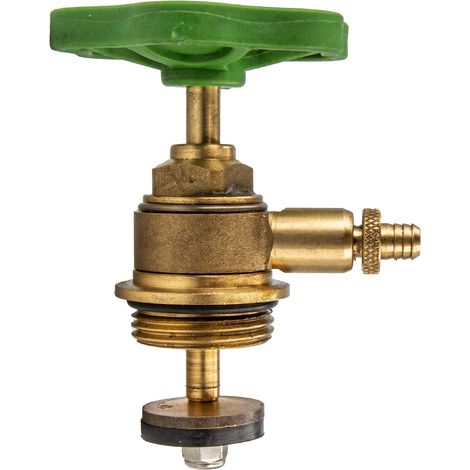 Durchgangsventil-Oberteil mit Entleerung + steigende Spindel 1/2" - 1" (1/5)