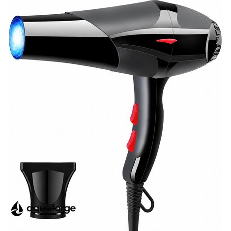 Sèche cheveux 1200 W 3 vitesses ions négatifs séchage rapide (1/5)