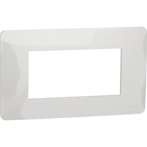 Cornice italiana 4 moduli polare Nuovo Unica Studio Schneider NU210418