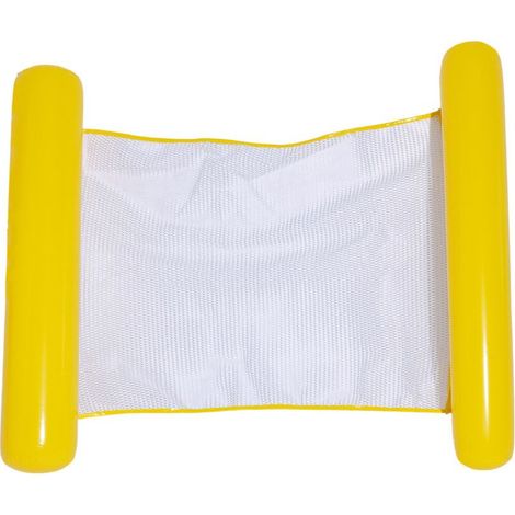 Aufblasbare schwimmende Pool-Hängematte, schwimmende Floß-Hängematte, schwimmender Sitz, Liege mit Luftpumpe, geeignet für Strand, Party, Urlaub 12080CM. (1/5)