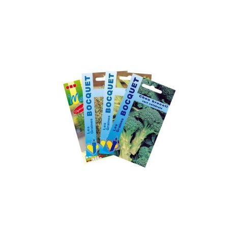 Lot de Chou Brocoli et Plantes Aromatiques - 3,1g