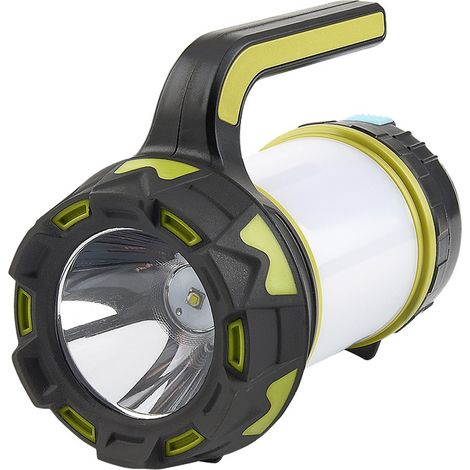 Rechargeable Camping Lantern, Flashlight, for Emergency Hurricane, Outdoor, Hiking and Home (Green)