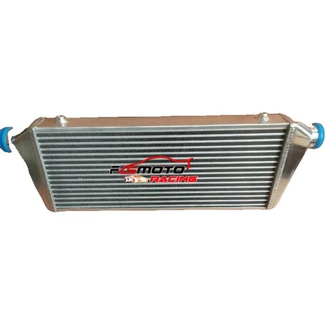 Intercooler Turbo, Matériau en Aluminium, Dimensions 550mm x 230mm x 50mm, Taille d'Entrée 2.25 pouces, Taille de Sortie 2.25 pouces, Conception Tube et Ailettes (1/5)
