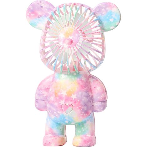 Ventilateur Portable Rechargeable Ours Mignon pour Enfants - Idéal pour Activités Extérieures et Cadeau d'Été (1/5)