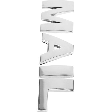 Lettres métalliques adhésives pour boîte aux lettres, de l'alphabet, résistantes intempéries,