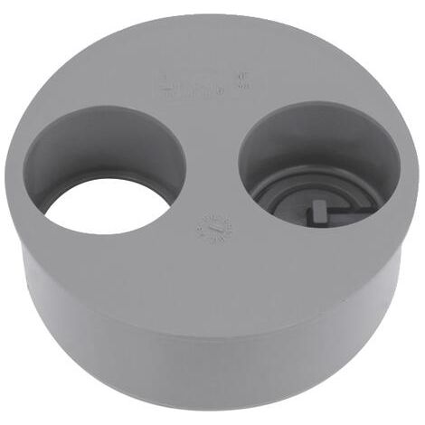 Tampon de réduction, PVC  2 trous Ø 100-40-40 -NF-