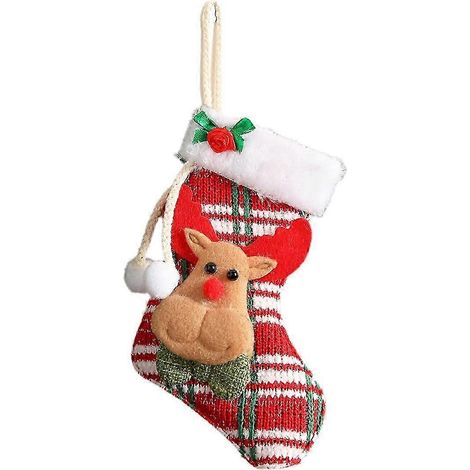 Sapin de Noël rouge, décoration suspendue, scène de Noël, ornement de porte, décoration du jour de Noël, Hangi suspendu (1/5)