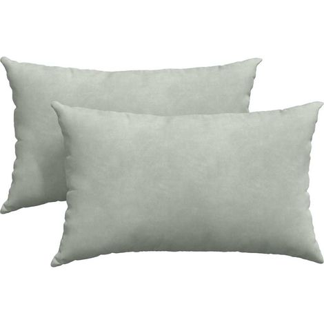 Maison Exclusive - Coussins de canapé 2 pcs Gris clair 50 x 30 cm