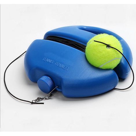 Entraîneur de tennis, porte-balles avec corde pour l'entraînement individuel, au jardin, au parc, pour enfants et adultes (1/5)