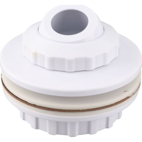 Buse de piscine à œillet G2 filetage extérieur G1-1/2 filetage intérieur Buse de massage de piscine rotative à 360° Sortie d'eau de piscine spa Buse de baignoire de massage Dispositif de retou