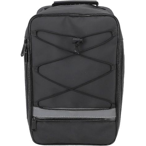 Sacoche de porte-bagages étanche 15 L pour vélos électriques, sacoche de selle, sac à dos de cyclisme, noir, haute qualité, pour l'extérieur (1/5)