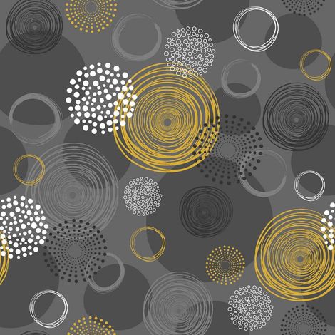 Beschichtete Dekowandfolie 140cm x 20m Boisset Gelb - Access Deco