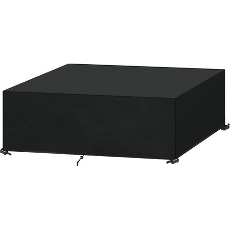 Housse Salon de Jardin, Housse de Table Jardin, Housse de Protection Meubles Bache Protection Table de Jardin Imperméable, Coupe-Vent, Anti-UV Oxford Bache Table Exterieur, 200x100x71cm (1/5)