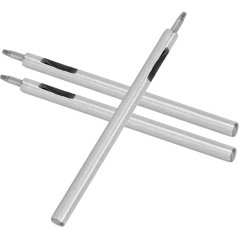 3-teiliges Set Rundlochstanzer aus legiertem Stahl für DIY-Lederarbeiten, Lochzange, Hohllochbohrer (1,5 mm) (1/5)