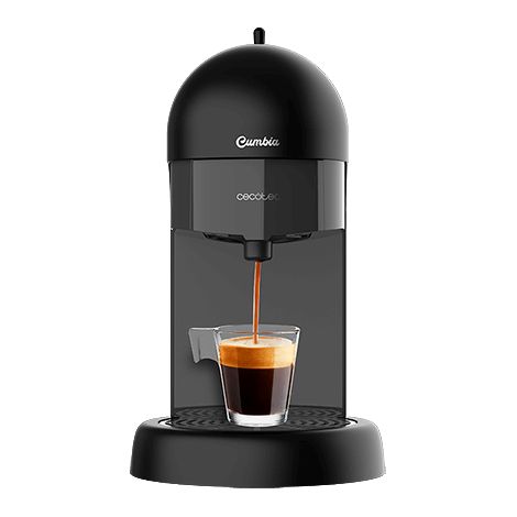 Cecotec Machine à Café Expresso Cumbia Capricciosa Black. 1100 W, Design Compacte, 19 Bars de Pression, Convient Pour du Café (1/5)