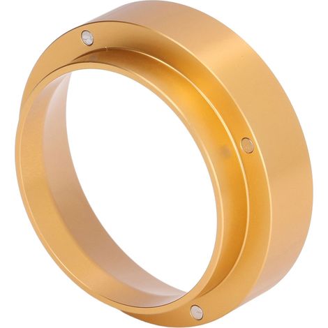 Anneau doseur de café avec entonnoir magnétique en acier inoxydable pour café moulu, accessoires pour machine à café, doré, 53 mm / 2,1 pouces (1/5)
