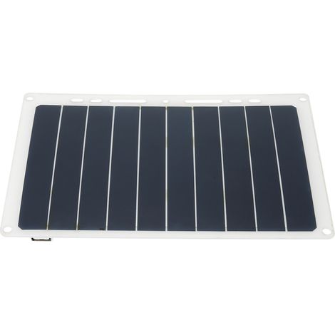Chargeur solaire portable d'extérieur de 10 W avec sortie USB standard pour la charge de téléphone (1/5)