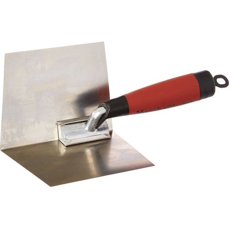 Marshalltown Cazzuola per angoli interni, manico DuraSoft, acciaio inossidabile, dimensioni: 102x127 mm (1/5)