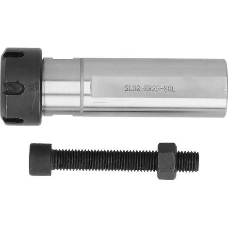 Spannzangenfutterhalter mit geradem Schaft, Verlängerungsstange, CNC-Drehmaschinen-Gewindeschneidwerkzeug SL32‑ER25‑80L