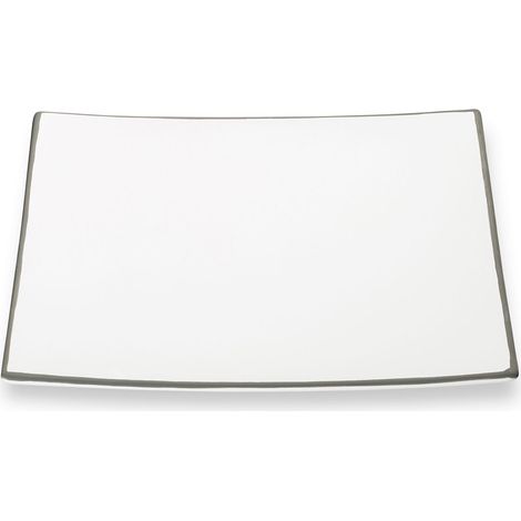 Gmundner Keramik Grauer Rand, Assiette à dessert Trend (20x20cm) (1/2)