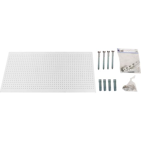 Panel perforado para herramientas SIMONWORK (40x90x3,5cm) BLANCO