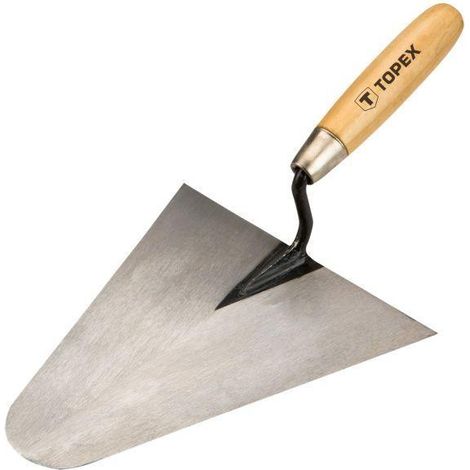 Cazzuola a punta tonda per mattoni topex 200x185mm, gto 13a103 (1/2)