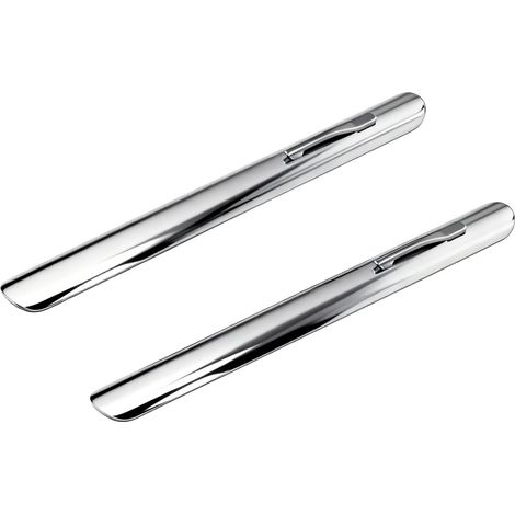 2 Articles Ramasse Miettes de Table Inox Courbé 150 MM, Ramasse Miettes de Table Inox Courbé, pour un Nettoyage Rapide en Cuisine et en Salle Par les Serveurs, Argenté (1/5)