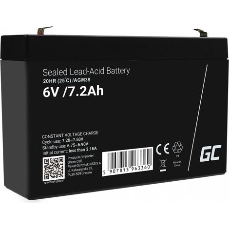 Batterie/accessoire pour modèle radiocommandé (RC) Green Cell AGM39 (1/5)