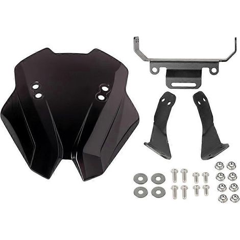 Parabrisas para motocicleta compatible con CFMOTO 450NK NK300. Deflector de parabrisas con soporte. (1/5)