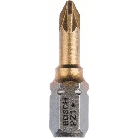 BOSCH Embout cruciforme PZ 1 - Lot de 10