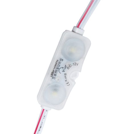 Guirlande de 20 Modules de 2 LED SMD Samsung 12V DC 1W 6000K - Ledme - LM7165 (1/3)