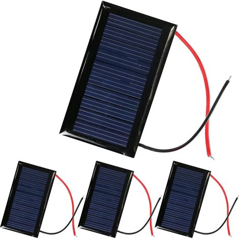 celle micro mini per pannelli solari da 5V 30mA 53x30mm, in polisilicio, portatili, per energia solare, fai da te domestico, progetti scientifici, giocattoli, caricabatterie