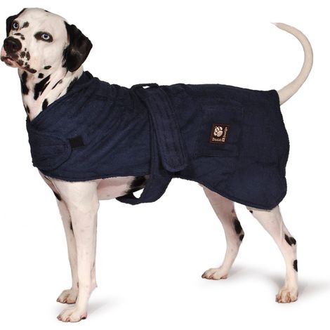 Danish design - Dog bath robe navy 40cm - (D11340)