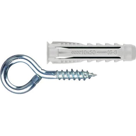 BOUCHON EN NYLON AVEC BOUCLE FERMÉE 6 X 30 + 5.0 X 53 (6 UNITÉS) - BZALHCTS06