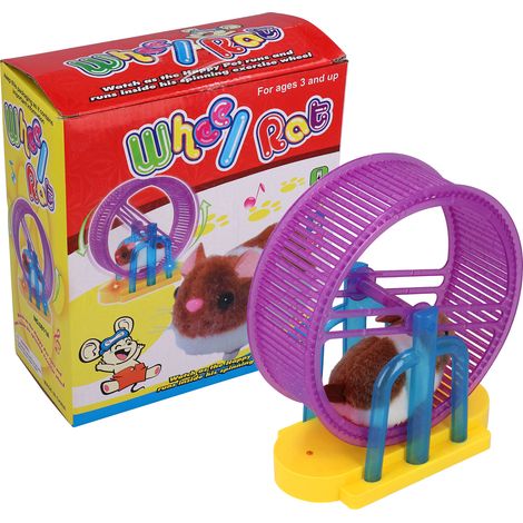 Boule de course pour hamster avec roue LED lumineuse musicale, jouet roulant électrique d'apprentissage pour bébé (1/5)