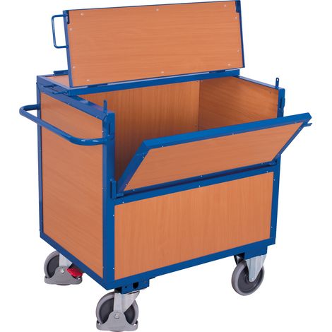 VARIOfit Holzkastenwagen mit Deckel fest verschweißt 1.170 x 770 mm