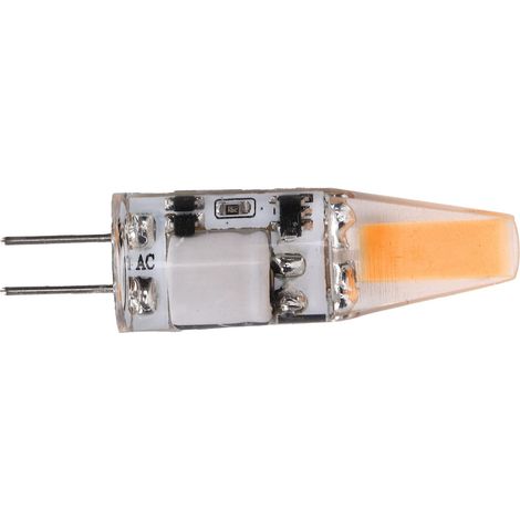 Ampoule G4, sans scintillement, 3W 400LM, ampoule à brancher pour suspensions, plafonniers, appliques murales, lampes de table, non dimmable, blanc chaud. (1/5)