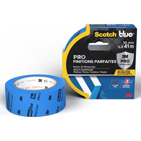 Ruban de masquage de Peinture Finitions Parfaites, 36 mm x 41 m - Scotch Ruban Adhésif Premium pour des Bords de Couleur Nets, Intérieur et Extérieur, PEFC Controlled Sources (1/5)
