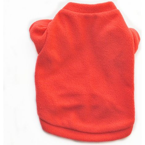 Veste polaire chaude d'hiver pour chien, pull pour chiot, tailles XS à L, taille Teddy L - Velours rouge (1/5)
