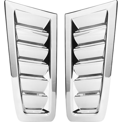 Capot ABS Auto Ventilation d'Air Modifié Accessoire Compatible Ford Focus RS MK2 Chromé (1/5)