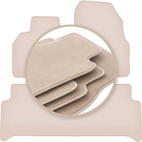 Alfombrillas PREMIUM color beige para: Renault Grand Scenic II monovolumen 2003-2009