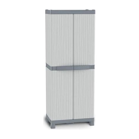 Terry armadio Wave2700 tuttopiani 2 ante ripiani interni regolabili cm 70x44x181h per esterni (1/4)