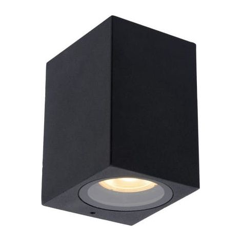 Applique esterno Lucide Zaro nero alluminio GU10 IP44 (1/5)