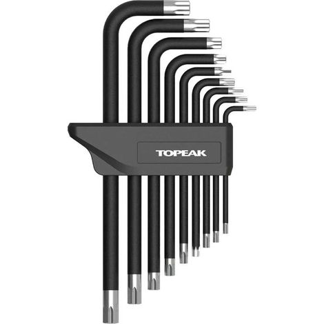 Llaves topeak torx wrench set dx plegable duradero 9 unidades