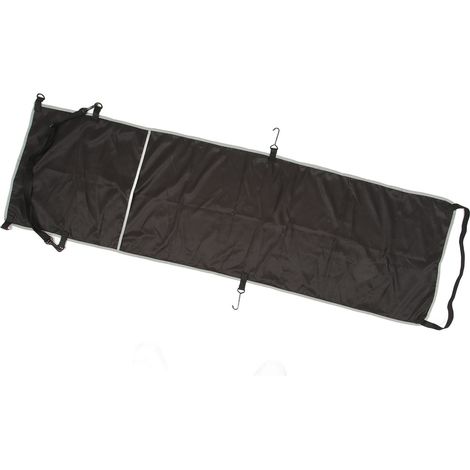 Repose-pieds d'avion - Housse de hamac ergonomique améliorant la circulation sanguine - Hamac repose-pieds réglable pour voyages en plein air, bus, noir (1/5)