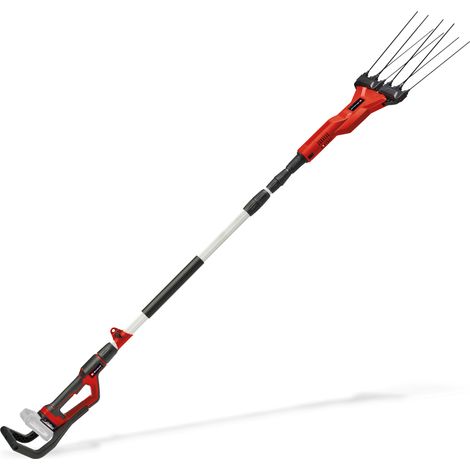 Einhell Secoueur de fruits sans fil GE-FS 18/53 Li-Solo PXC (18V, Hauteur de travail avec fonction télescopique, Dents légères et robustes) Livré sans Batterie ni Chargeur (1/5)