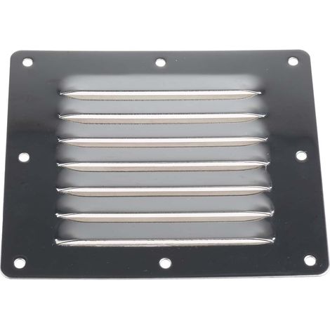 Grille de ventilation en Acier inoxydable, 127 x 115 x 0.7mm à utiliser avec Ventilateur ( Prix pour 1 ) (1/2)