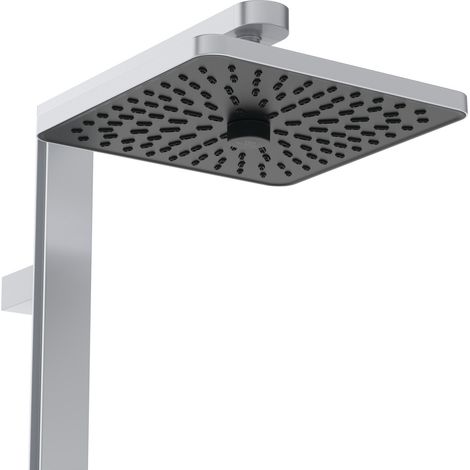 Ideal Standard CeraTwist ALU+ - Set de douche sans mitigeur, 26x26 cm, 2 jets, argent BE213SI (1/2)