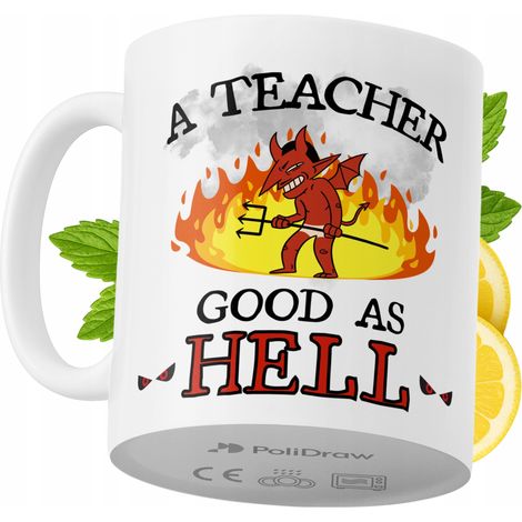 Tazza divertente e umoristica per insegnanti, ideale per caffè e tè, con grafica e testo spiritosi. Perfetta per compleanni, onomastici e festività. Tazza premium per occasioni speciali, ideale per ca (1/5)