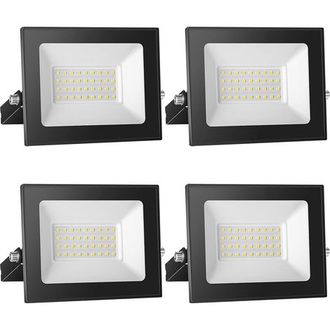 Spot LED 12V DC, 30W Superlight LED Projecteur IP65 étanche, 6000K Blanc froid LED Applique murale extérieure, 3000LM LED Projecteur Idéal pour jardin, cour, terrasse, garage,4-pièces (1/5)